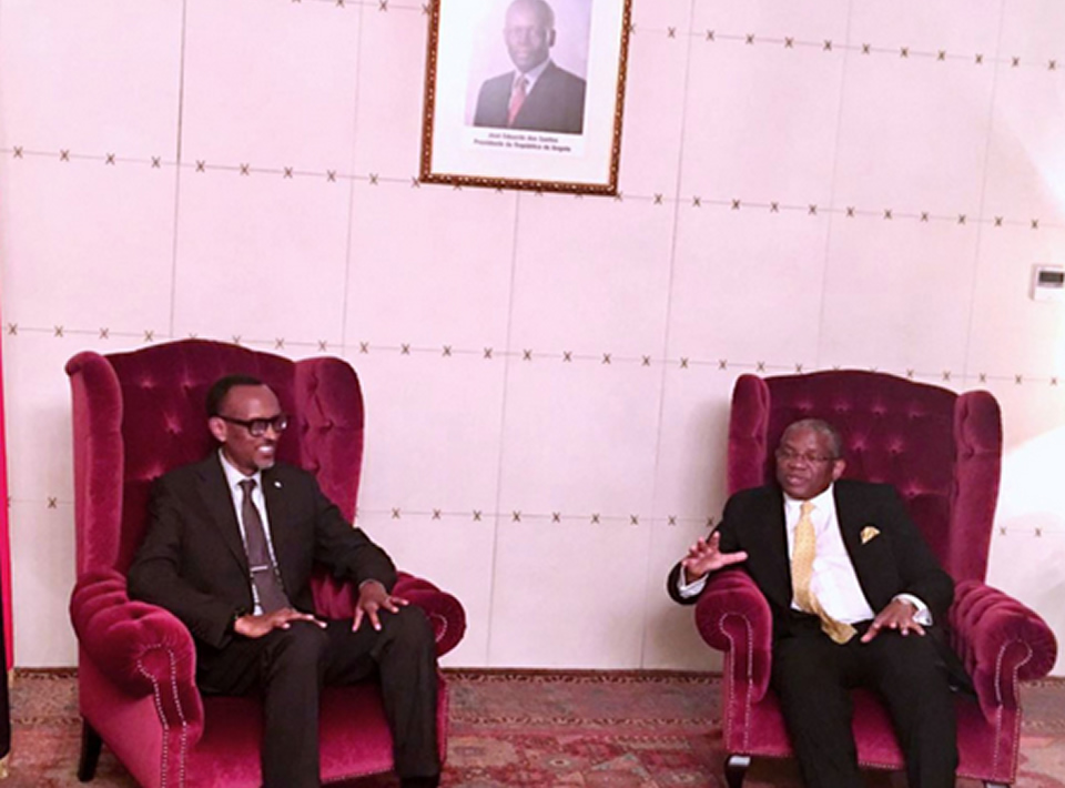 President Paul Kagame and Laurenco